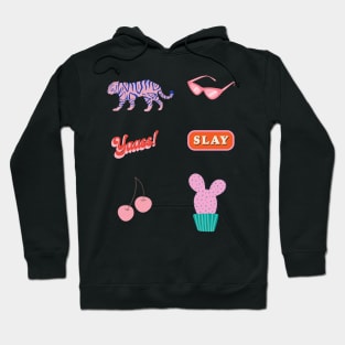 Pink aesthetic cute pack Hoodie